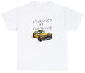 I Survived My Trip To Nyc New York T Shirt Funny Yellow Taxi Usa Cool Gift Tee