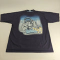 Y2K Southpole DJ Hip-Hop Blue Tshirt Mens XXL Streetwear Graphic