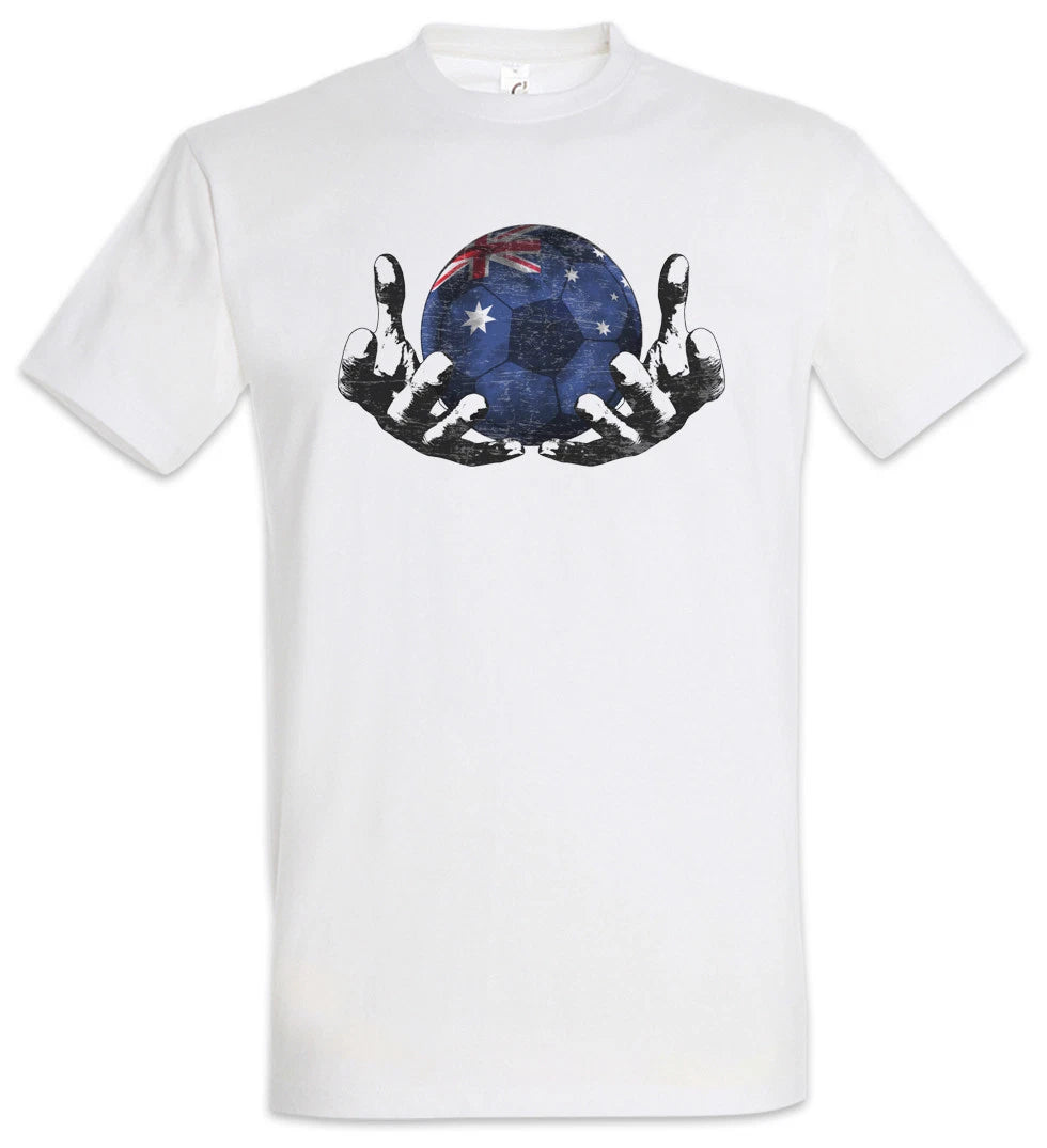 Australia Football Magic Ball T-Shirt australian Soccer Flag World Championship