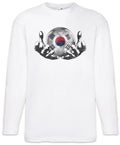 South Korea Football Magic Ball Men Long Sleeve T-Shirt Soccer Flag World