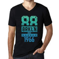 Men's Graphic T-Shirt V Neck Brkln Since 1966 58th Birthday Anniversary 58 Year