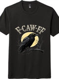 Unisex Retro Dark Aesthetic Raven F-CAW-FF Tee All-Match Everyday Basic T-Shirt