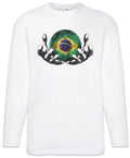 Brazil Football Magic Ball Men Long Sleeve T-Shirt brazilian Soccer Flag