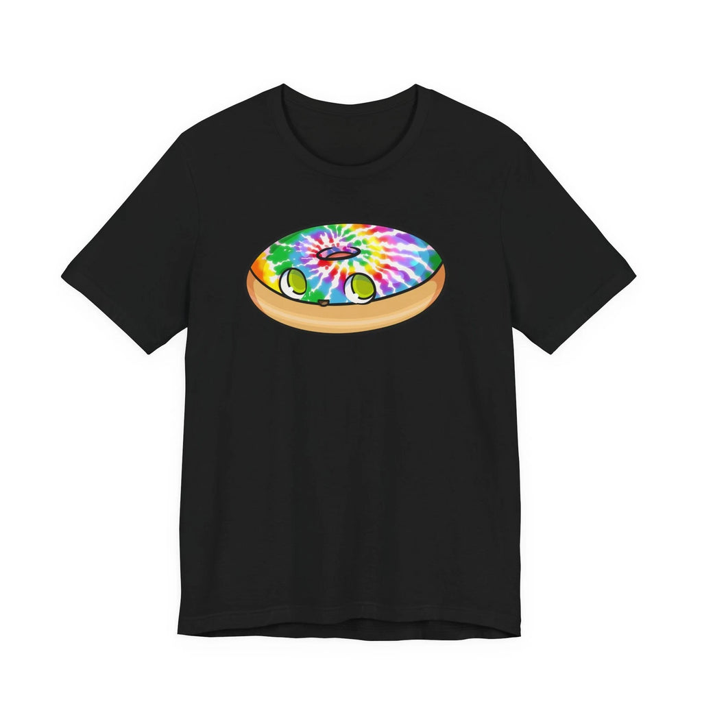 Rainbow Tie Dye Shirt - Cute Donut Shirt - Colorful Gift