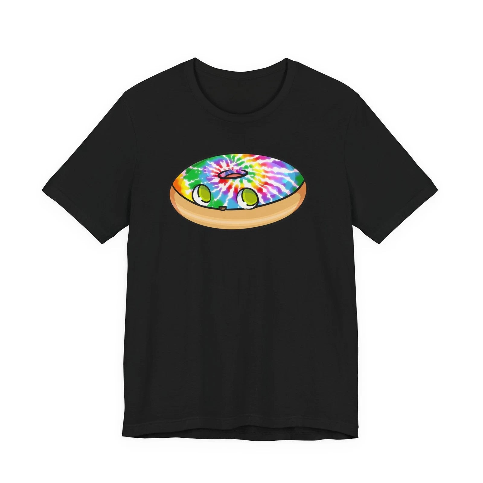 Rainbow Tie Dye Shirt - Cute Donut Shirt - Colorful Gift