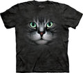 The Mountain Emerald Eyes Cat Kittens Cats Cute Russian Blue Animal T-Shirt S-4X