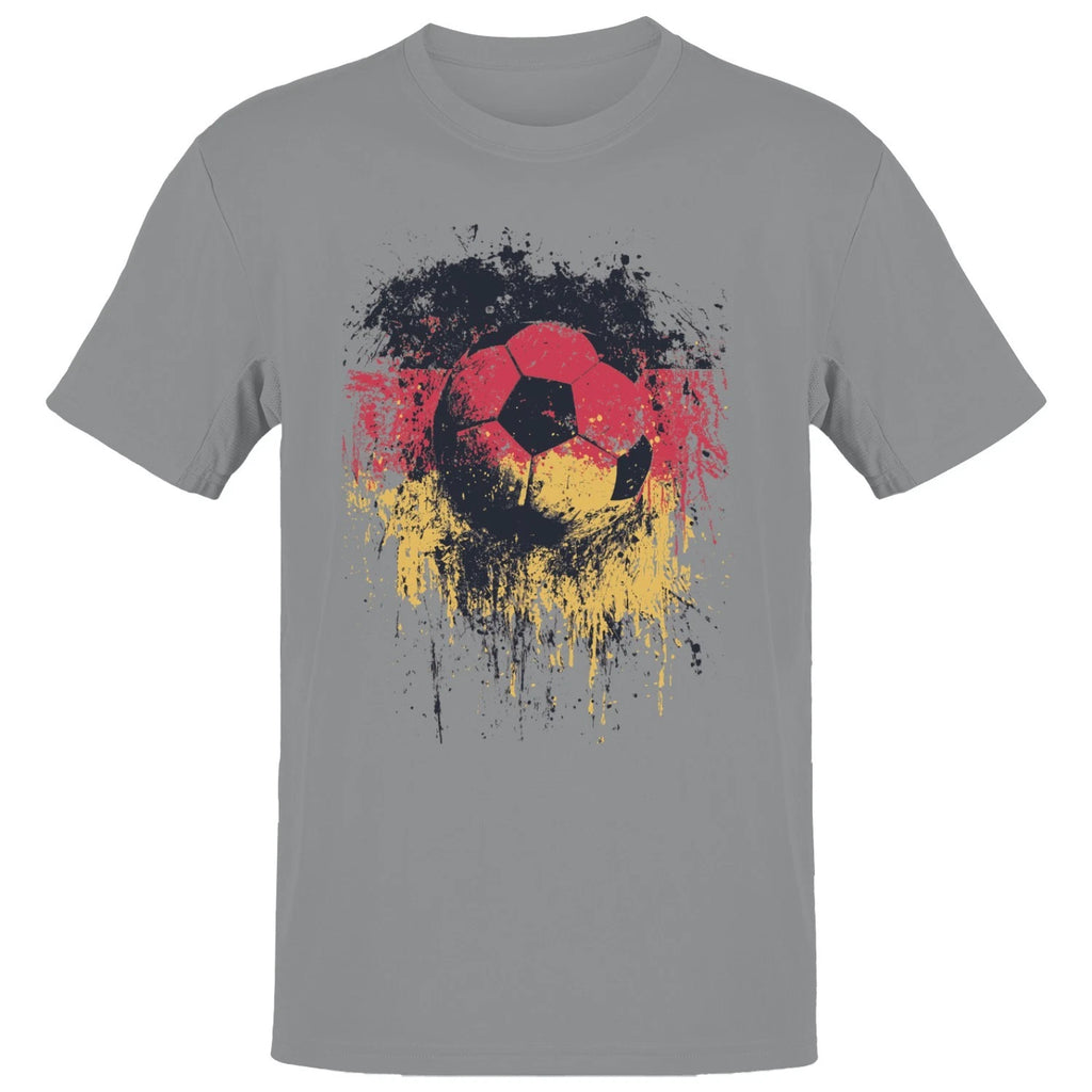 Germany Soccer Splatter Men's T-shirt