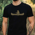 Mens Kayak Canoe Nature Motif Cotton T-Shirt Size XS to 5XL