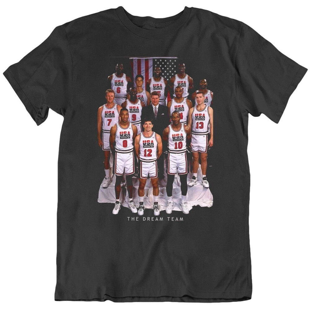 Retro Basketball The Dream Team Basketball Fan  T Shirt