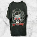 One-of-a-kind Hanes 【M】 T-shirt short sleee women's men's skull stylish intage