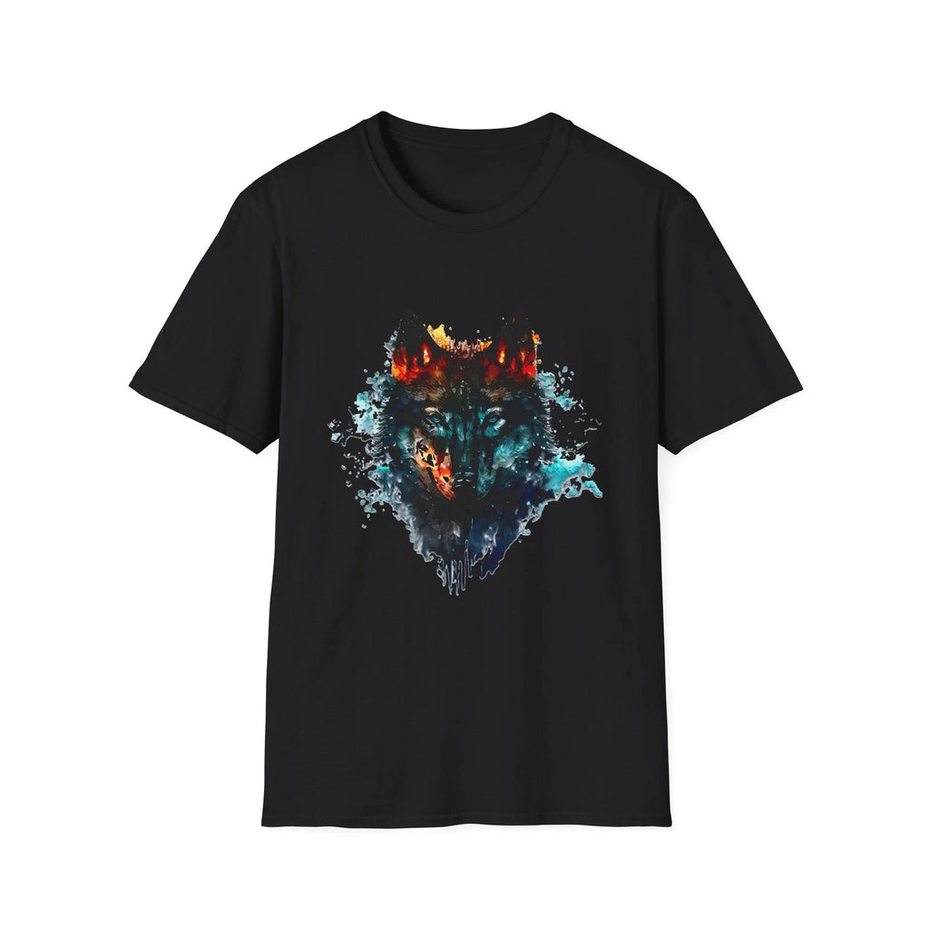 Wolf Graphic Unisex Softstyle T-Shirt - Boho Style, Animal Lover Gift, [...]