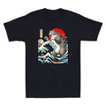 Catzilla Cat Japanese Art Funny Cat Monster Parody Graphic Vintage Men's T-Shirt