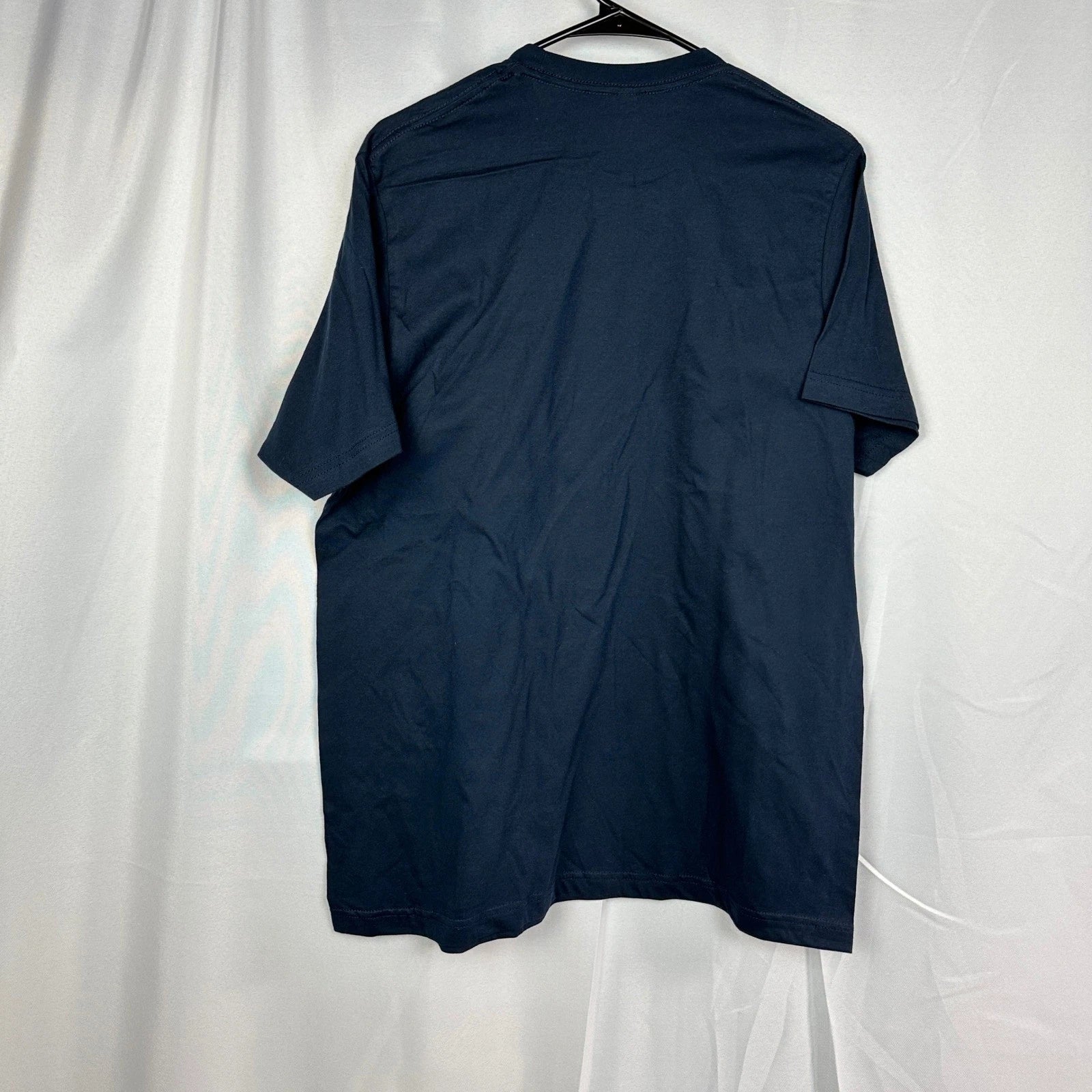 NWT Bayside Apparel Blank T-Shirt Mens XL Black Made in USA Combed Cotton Tee