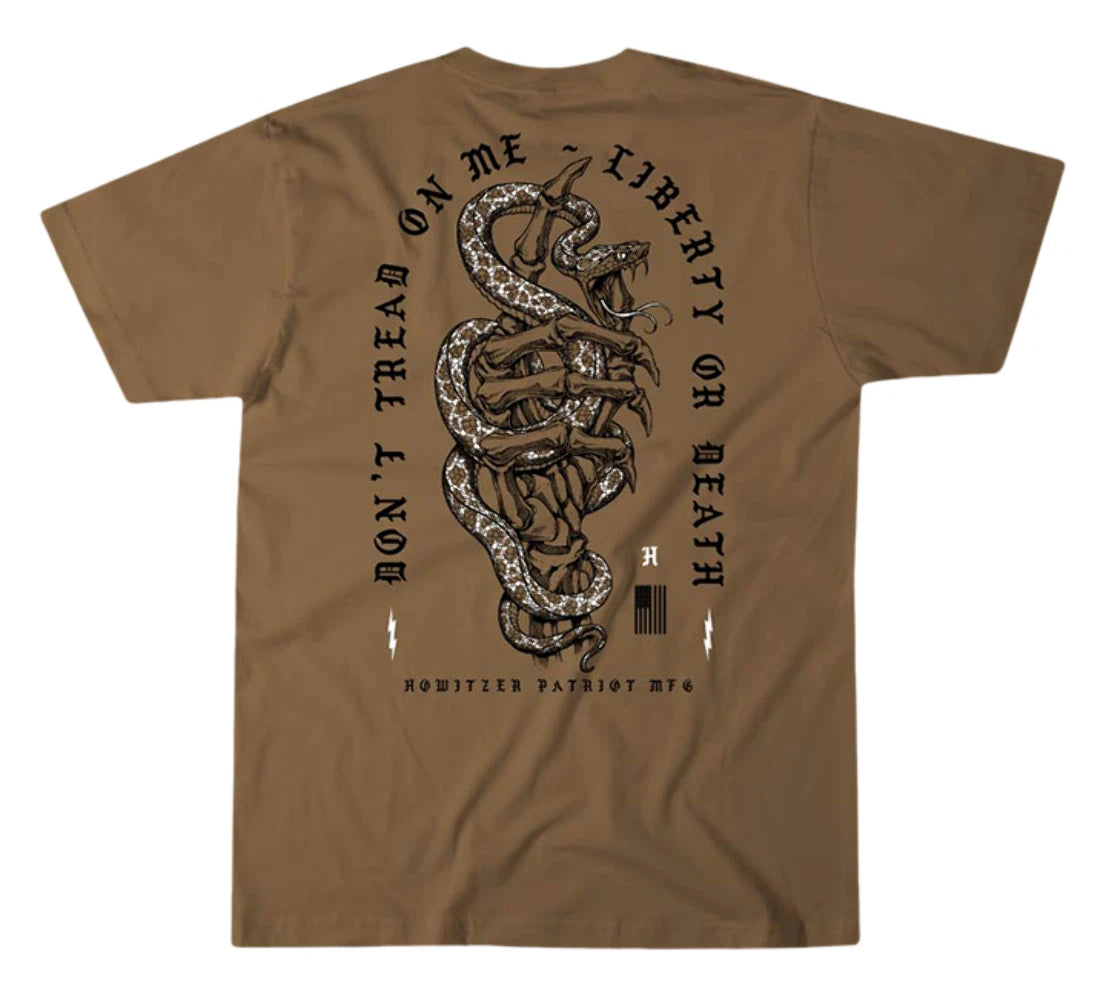 Howitzer Style Men's T-Shirt Liberty Snake Military Grunt MFG