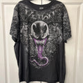 Marvel Venom Graphic T Shirt Mens 3XL (54/56) Gray Superhero Comic