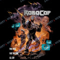 RoboCop Movie Graphic T-Shirt | Retro Sci-Fi Action Poster | Cult Art Tee