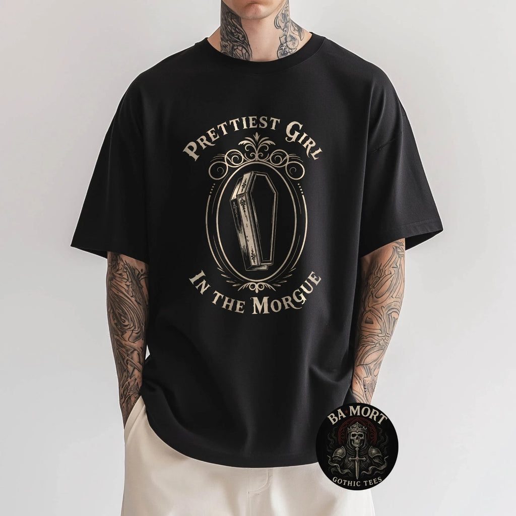 Prettiest Girl In The Morgue Gothic T-Shirt
