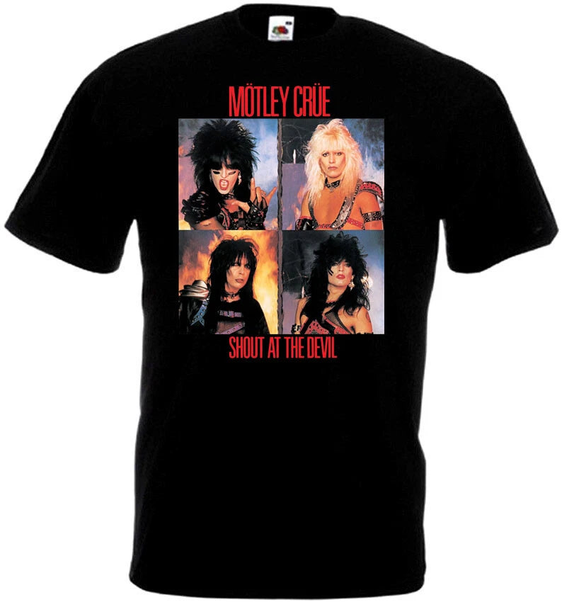 Motley Crue Shout at the Devil v6 T-shirt vintage poster sizes S-5XL