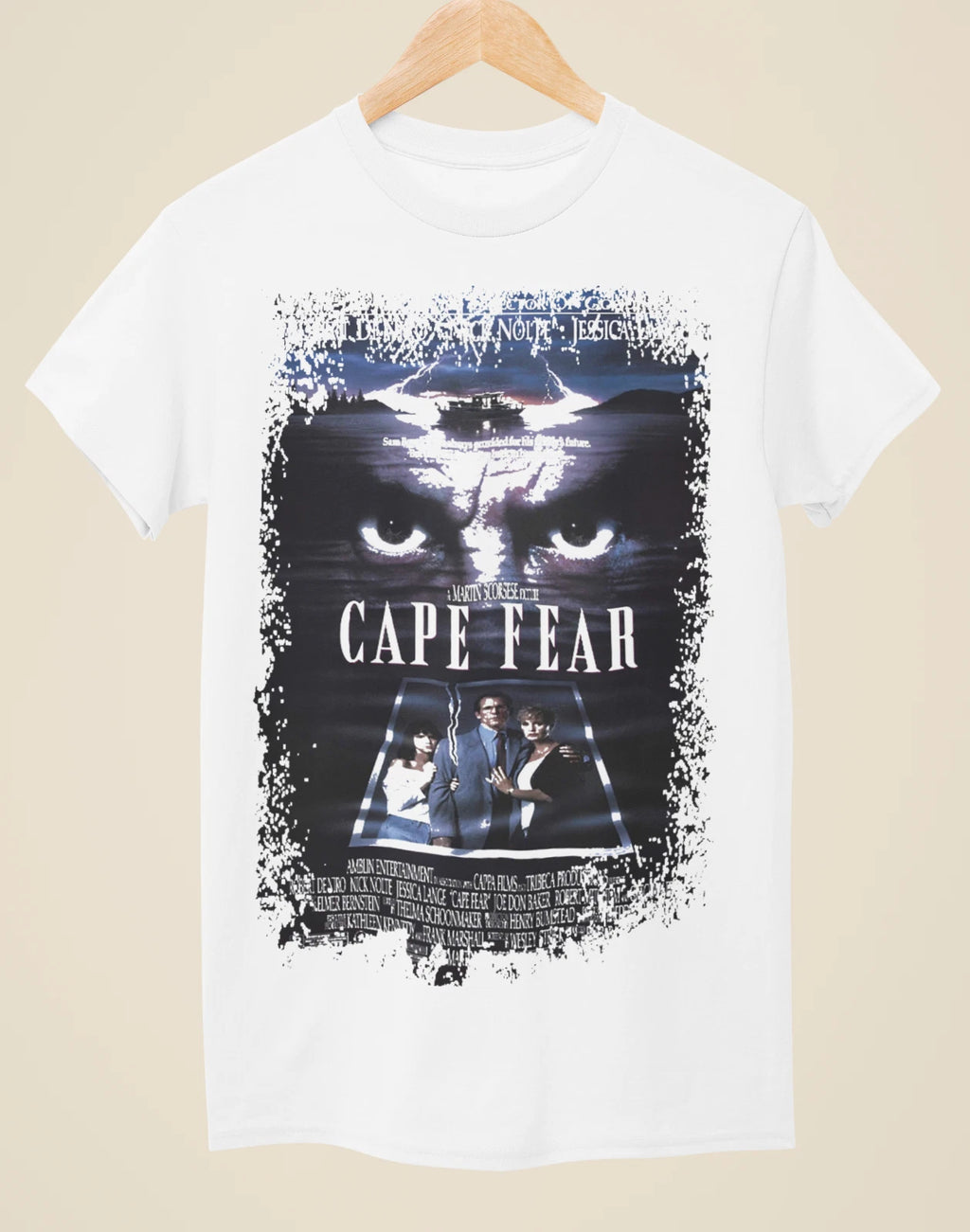 Cape Fear - Movie Poster Inspired Unisex White T-Shirt