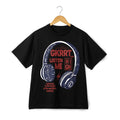 GKRRT Listen To Me Headphone Shirt-Music Lovers Retro Graphic Tee Free Shipping