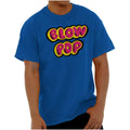 Retro Charms Blow Pop Logo Candy Lollipop Womens or Mens Crewneck T Shirt Tee