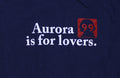 Handmade Seattle Screenprint t-shirt navy Aurora is for Lovers Hwy 99 design