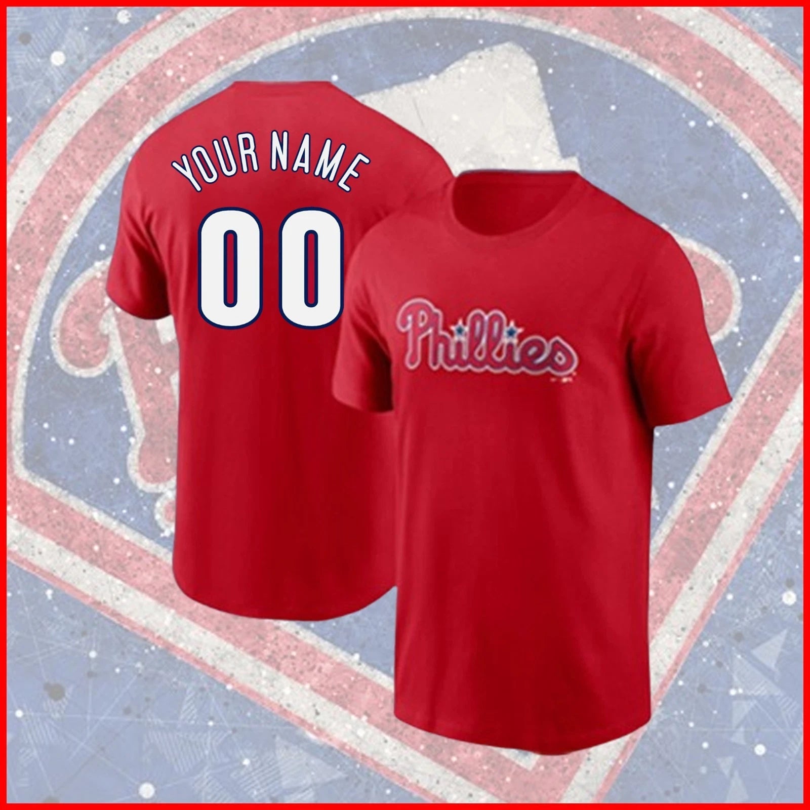 Personalized Philadelphia Phi.llies Name & Number Custom 2026 Fanmade FASTSHIP