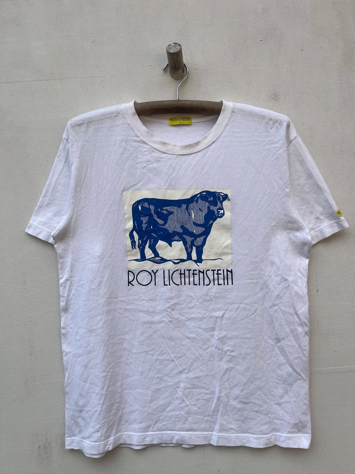 Vintage Roy Lichtenstein 90s Pop Art Back Hit Graphic