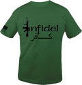 INFIDEL Navy Seals Delta Force Spec Ops SHORT SLEEVE T shirt S-3X GREEN Marines