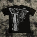Southpole Style Cotton Skater MMA Graphic T Shirt Y2K Streetwear Mens Tee S-3XL