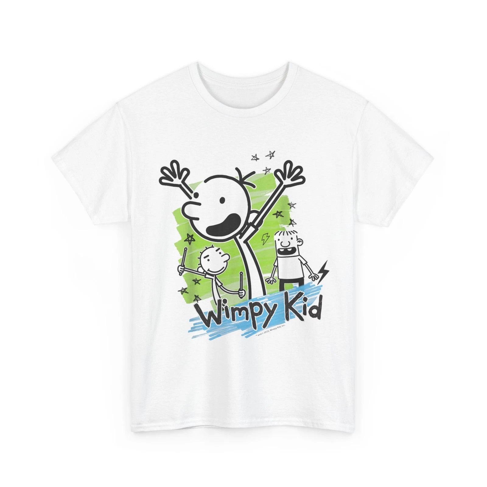 Diary of a Wimpy Kid Greg Heffley Cartoon Stick Characters T-Shirt