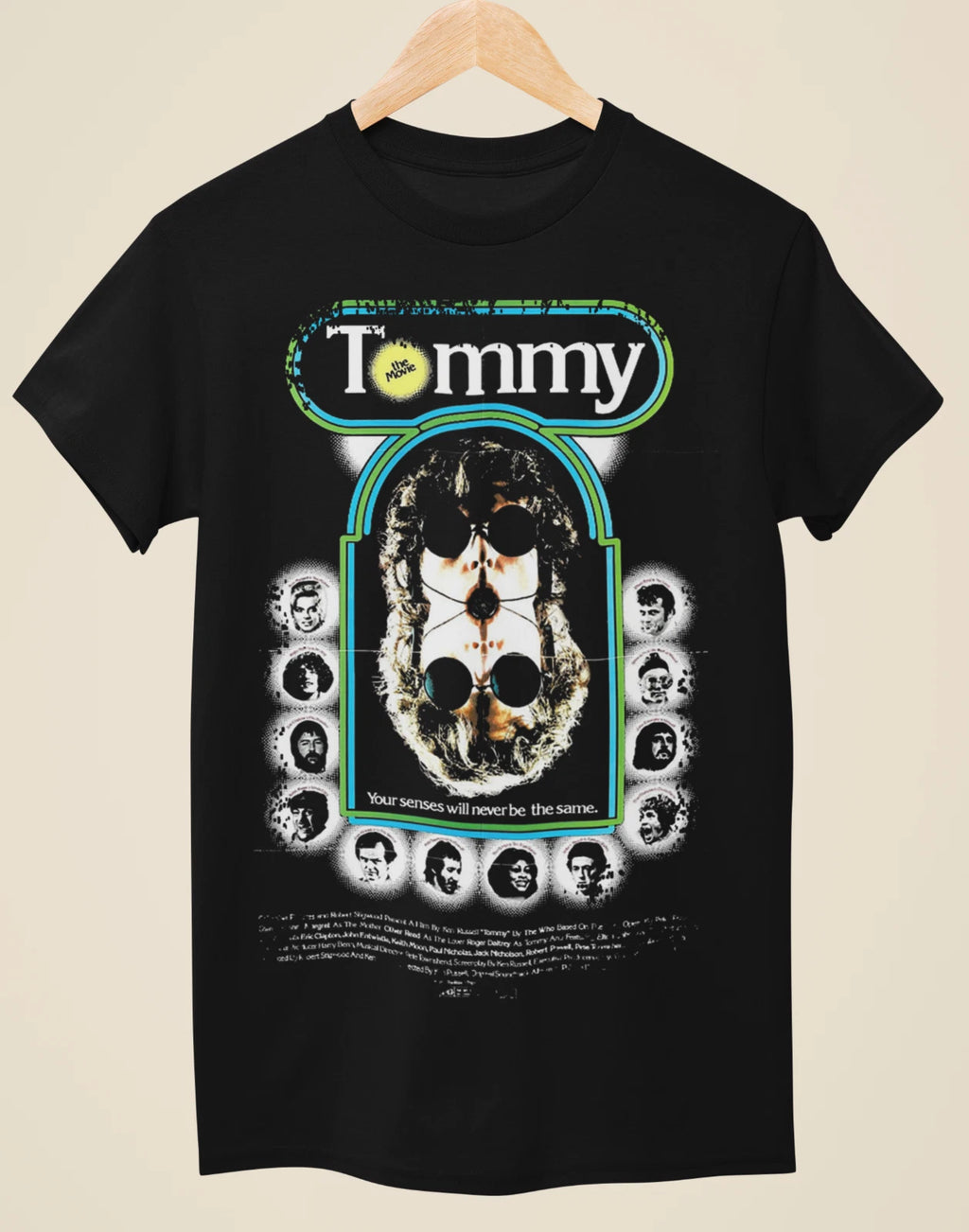 Tommy The Movie - Movie Poster Inspired Unisex Black T-Shirt
