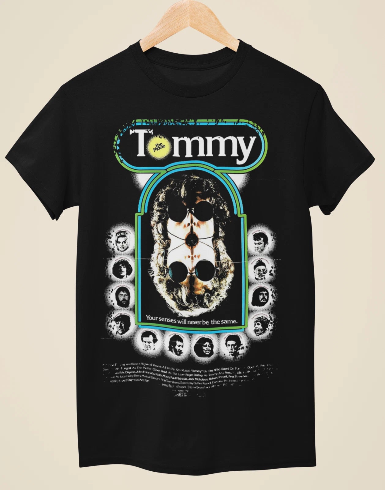 Tommy The Movie - Movie Poster Inspired Unisex Black T-Shirt