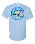 Salt Addiction striped marlin Fishing Short Sleeve T Shirt deep sea 50/50