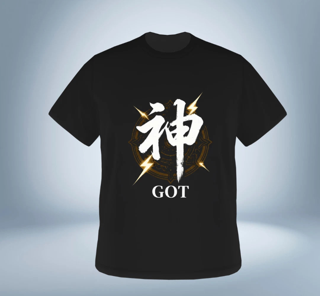 KANJI Collection - GOT - T-Shirt（Black）Original Tokyo Treasures Japan