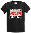 ZOMBIE FRIENDLY Cotton Printed Tee Shirt Regular and Big and Tall Sizes