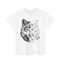 Wolf Shirt, Wolf Face Flowers Wolf Lovers Zookeeper Gifts Women Men T-Shirt