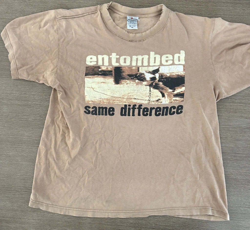 Entombed "Same Difference" shirt XL vintage 90s rare