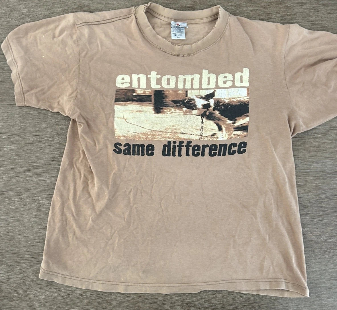Entombed "Same Difference" shirt XL vintage 90s rare