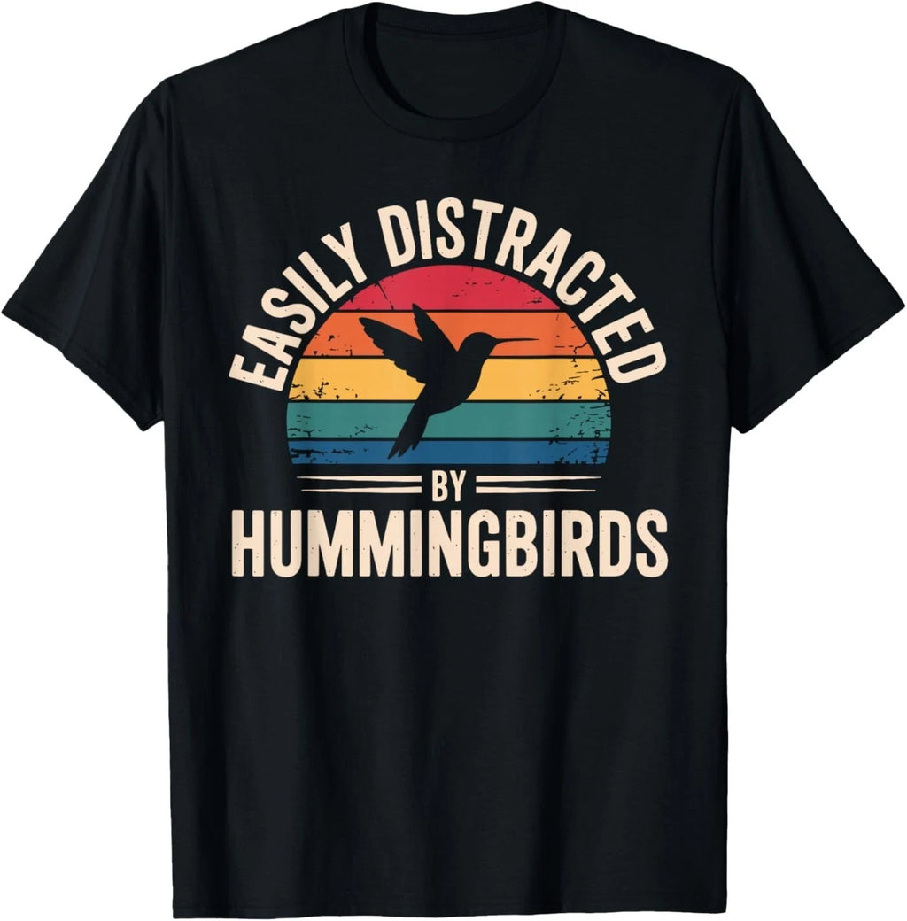 Cool Hummingbird Art for Men Women Humming Bird Lovers T-Shirt