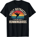 Cool Hummingbird Art for Men Women Humming Bird Lovers T-Shirt