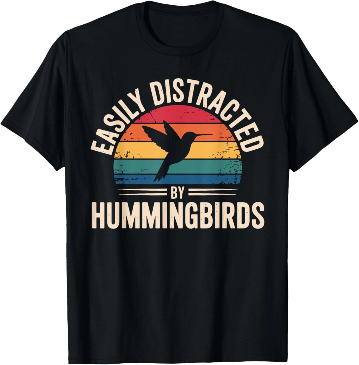 Cool Hummingbird Art for Men Women Humming Bird Lovers T-Shirt