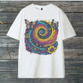 Vintage Psychedelic Butterfly T-Shirt, Retro Hippie Art Tee, Distressed T-Shirt