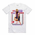 NEW Streetwear on Demand HALF MAN HALFAMAZING WHITE Tee Shirt SMALL-3XLARGE