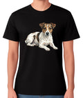 Jack Russell Terrier Dog T-Shirt Cute Pet Lover Graphic Unisex Tee