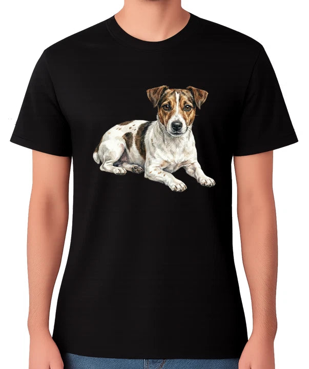Jack Russell Terrier Dog T-Shirt Cute Pet Lover Graphic Unisex Tee