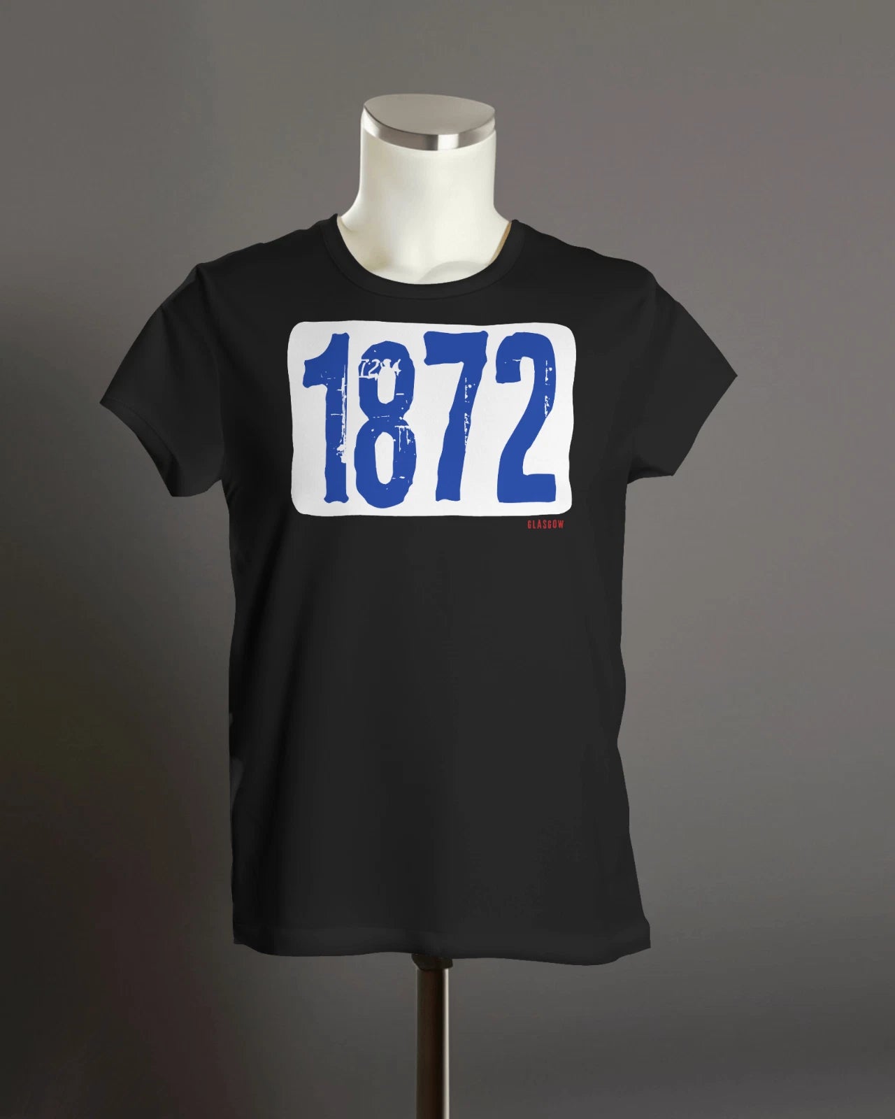 Rangers GLASGOW 1872 T Shirt | Founded | Unisex Organic | Grunge