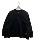 Stripes For Creative                    SUPER BIG FLAT LS TEE - Embroidery black