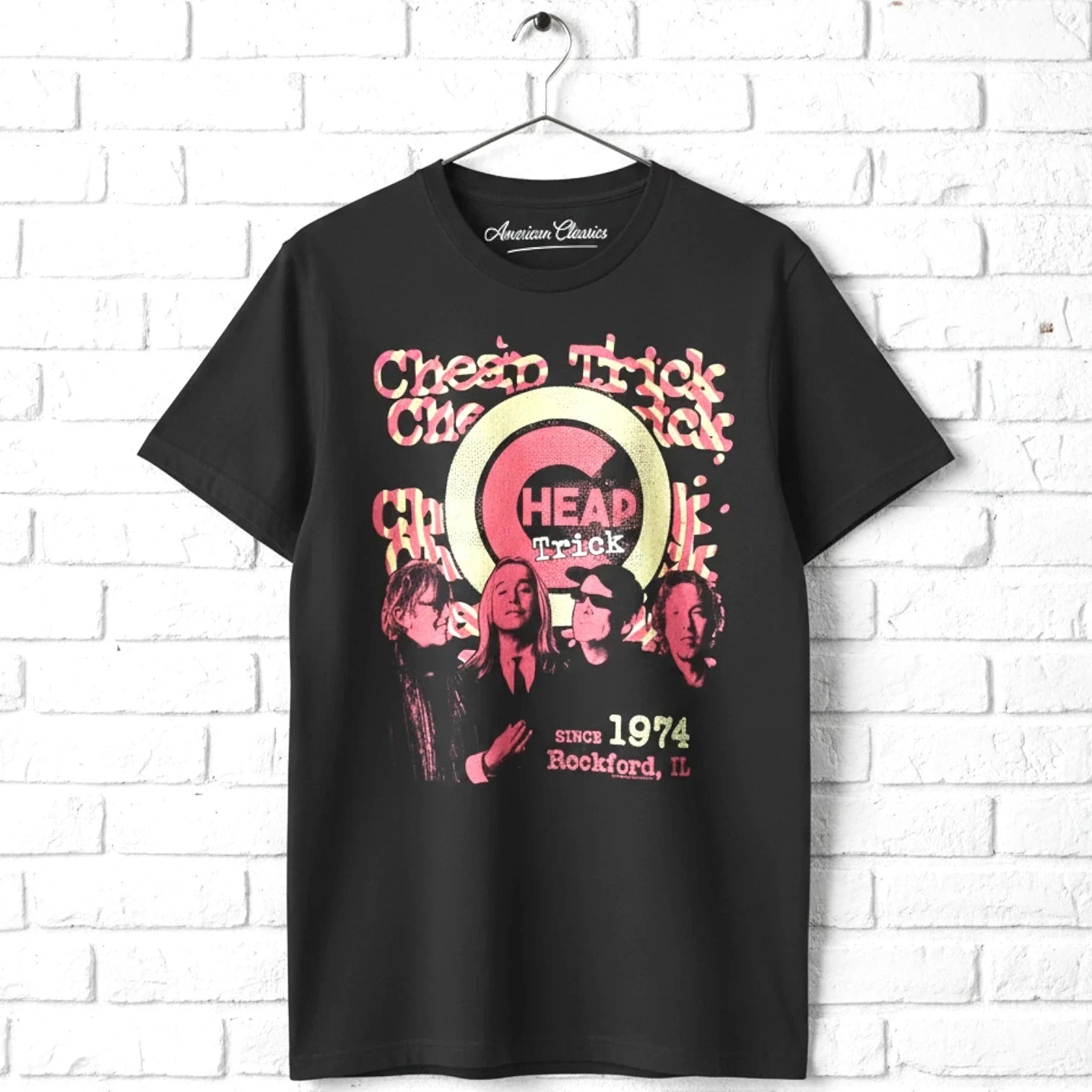 Cheap Trick Rockford 1974 Men's T Shirt