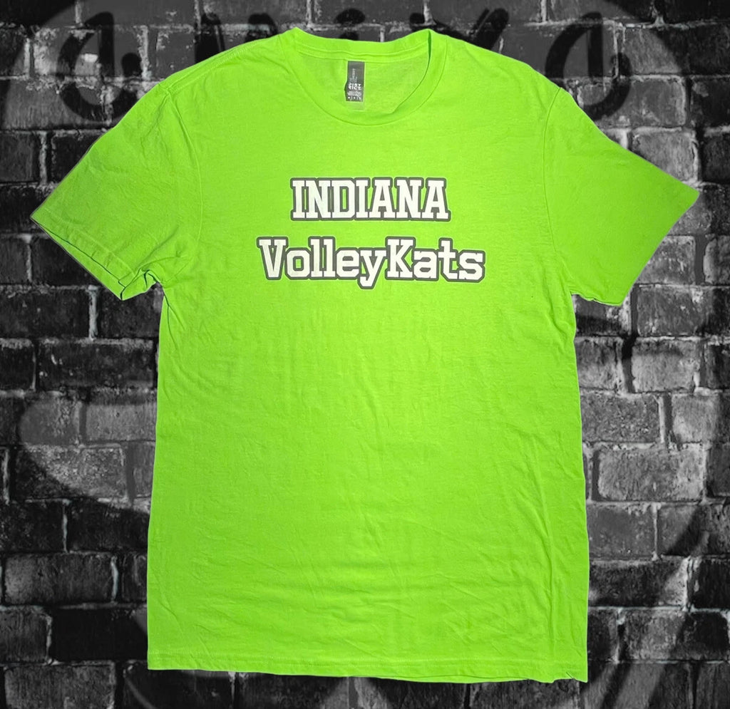 Indiana Volleykats Volley Ball NCAA USA Mens T-shirt M Graphic Print Vintage Y2K